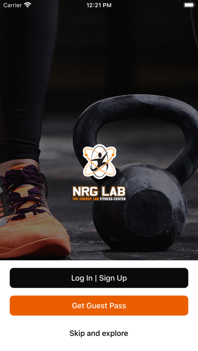 NRG Lab Fitness Screenshot