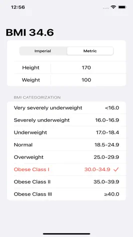 Game screenshot BMI Calculator: Simple hack