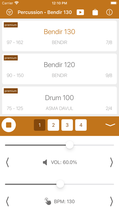Percussion Rhythm Loops Screenshot