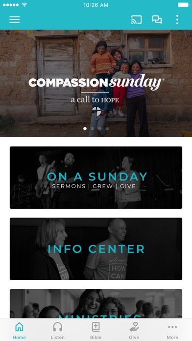 Community of Faith Churches Screenshot