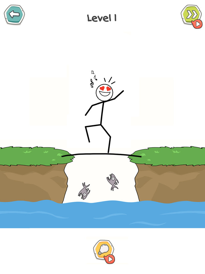 Draw Line Puzzle physic game