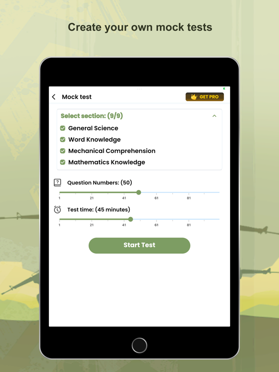 ASVAB Test Pro 2022 iPad screenshot 2 - Education app