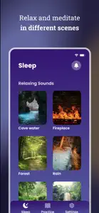 Sleep Relaxing Sounds screenshot #3 for iPhone