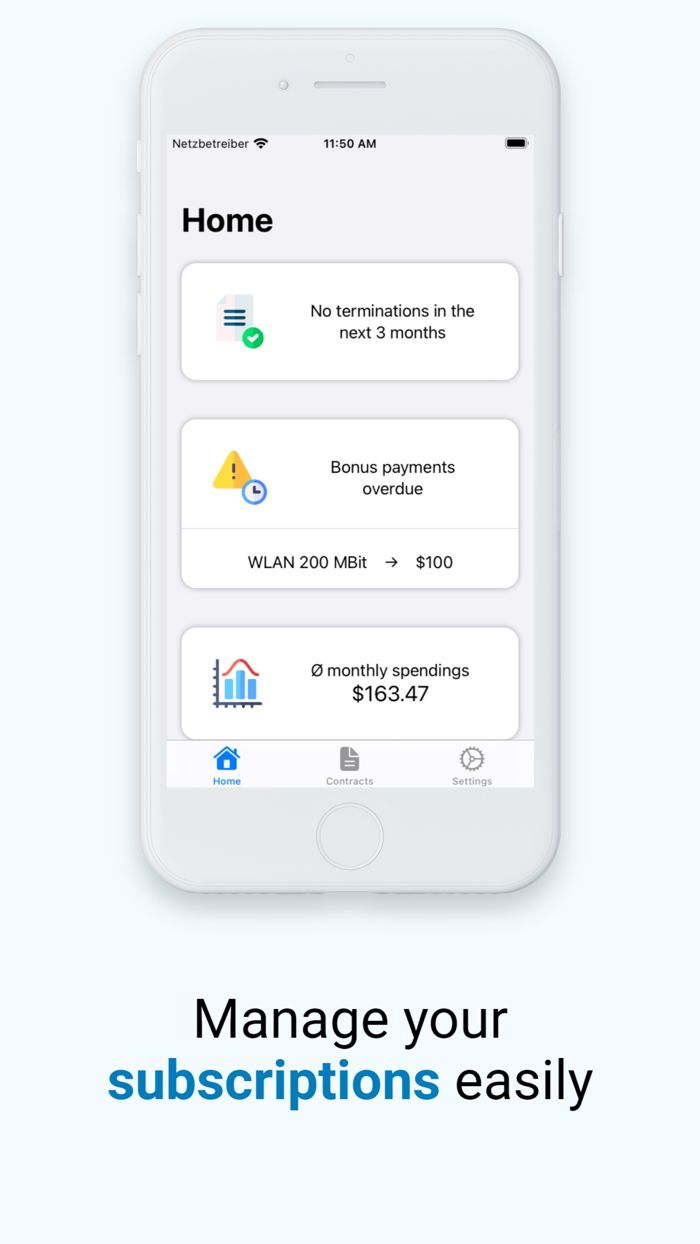 Contrax - Subscription Manager