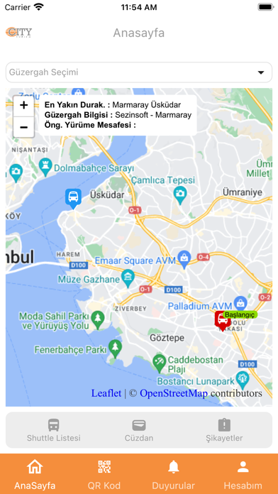 City Turizm Shuttle Screenshot