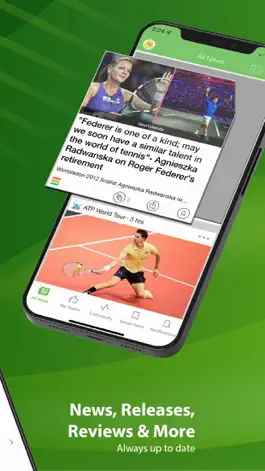 Game screenshot Tennis News, Scores & Results apk