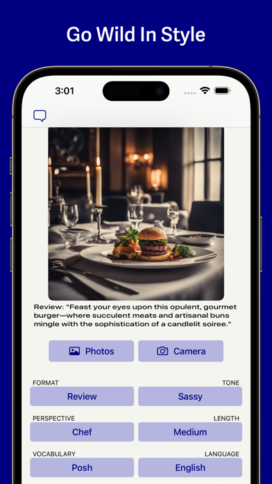 AI Photo Captions - 1000 Words Screenshot