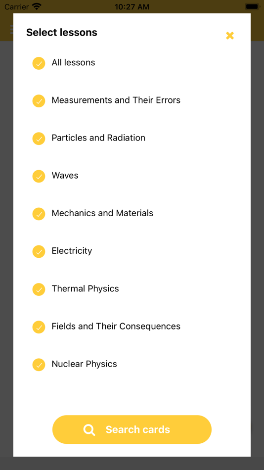 #2. A-Level Physics Flashcards (iOS) 来自: Saman Wijenayake