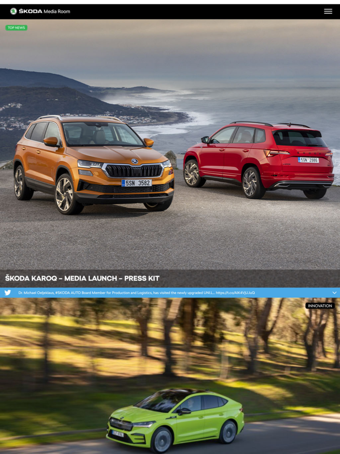 ŠKODA Media Room