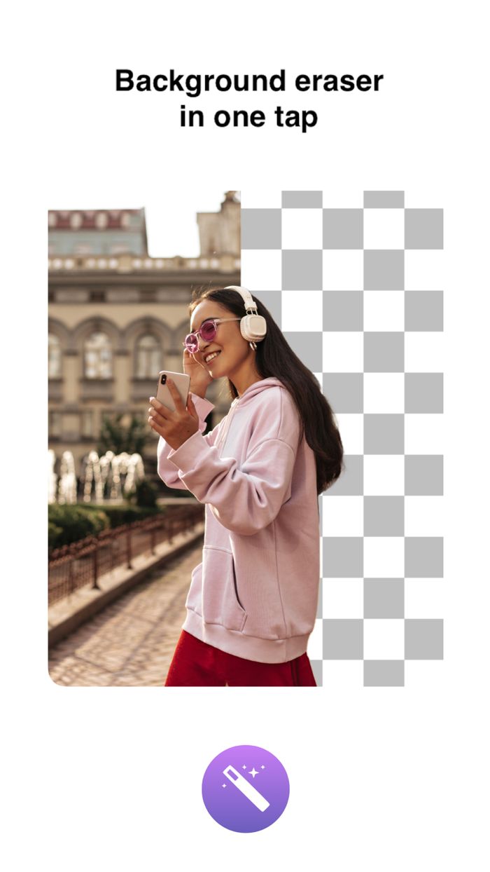 Background Eraser superimpose