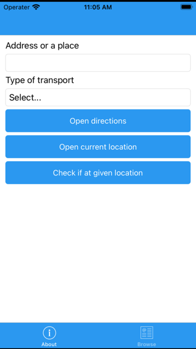 Find location - With Xamarin Screenshot