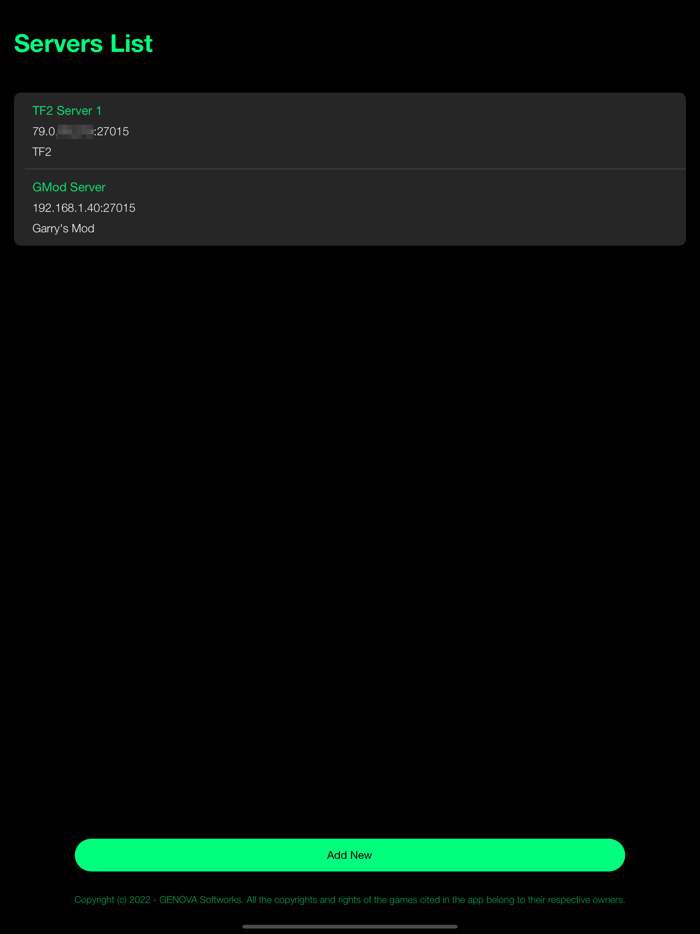 RCON Game Server Admin 2022