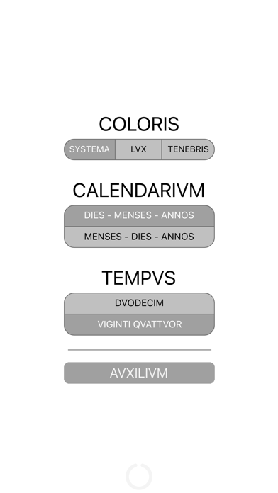 Roman Clock and Calendar Screenshot