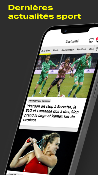 Screenshot #1 pour RTS Sport: Live et Actualité