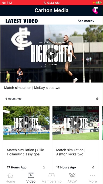 Carlton Official App