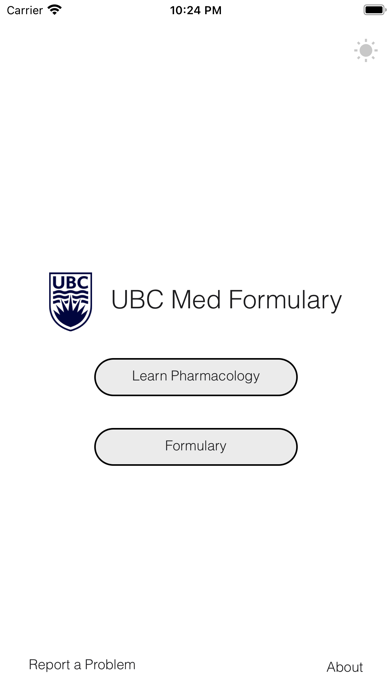 UBC MDUP Formulary Screenshot