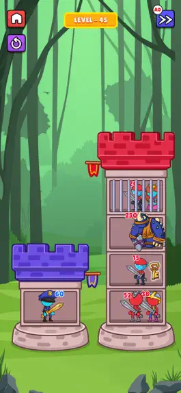 Game screenshot Stickman Hero Merge Tower War apk