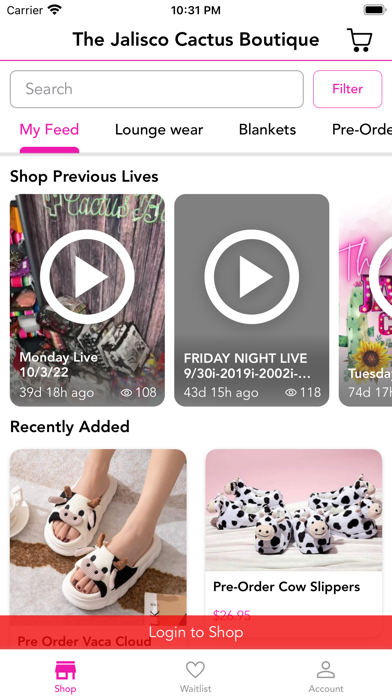 The Jalisco Cactus Boutique Screenshot