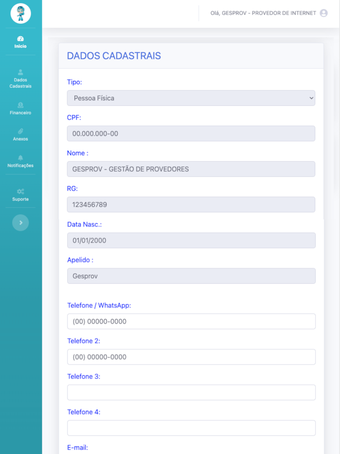 Net.Com Central do cliente