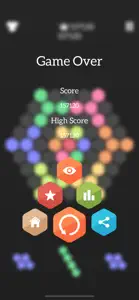 Hex Crush-Hexagon Puzzle Game screenshot #5 for iPhone