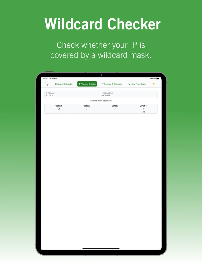 Boson Subnet Calculator