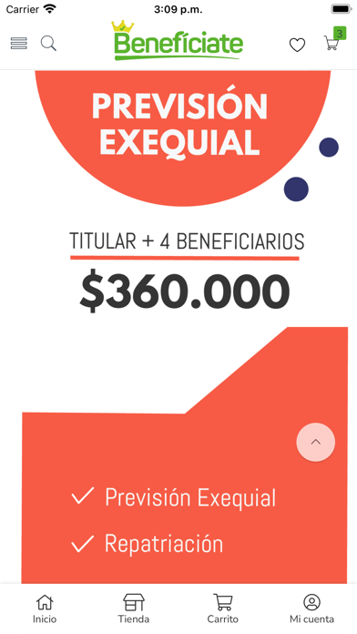 Benefíciate Screenshot