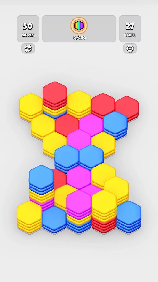 #3. HexaBlast Puzzle - Sort Colors (iOS) 由: Voodoo