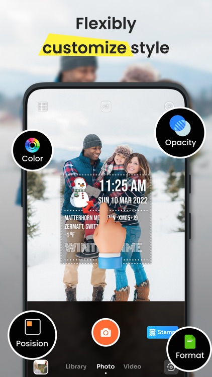 GPS camera- Stamp camera timer screenshot-3