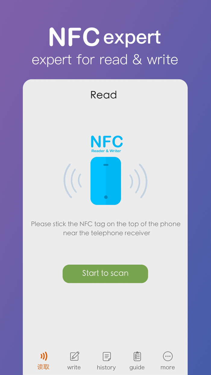 NFC ScannerReaderWriter