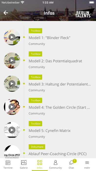 Berlin Talents Screenshot