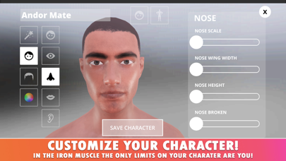 Iron Muscle Bodybuilding game Screenshot