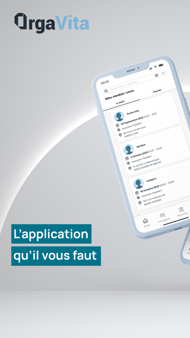 Screenshot #1 pour Orgavita - patient