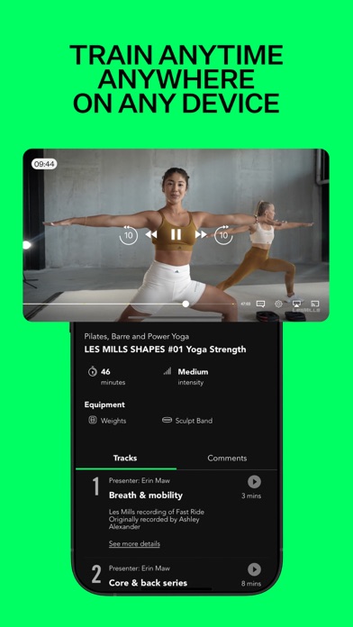 Screenshot #3 pour LES MILLS+: home workout app