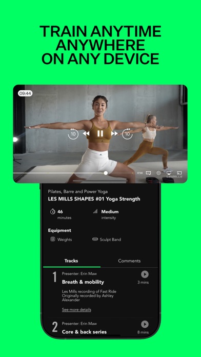 LES MILLS+: home workout app Screenshot