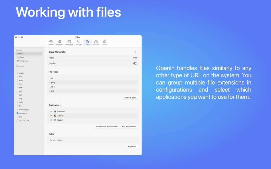 #3. OpenIn 4 Advanced Link Handler (macOS) 由: Loshadki, LLC