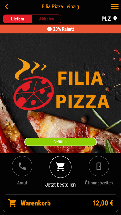Filia Pizza Leipzig Screenshot