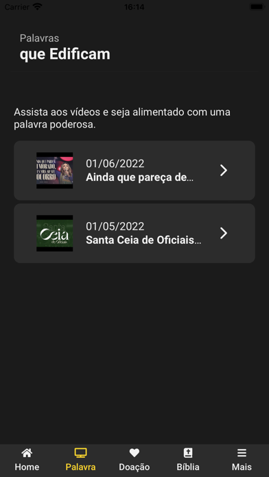 Igreja Renascer em Cristo Screenshot