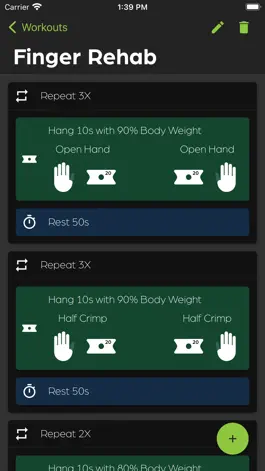 Game screenshot Lit Hangboard apk