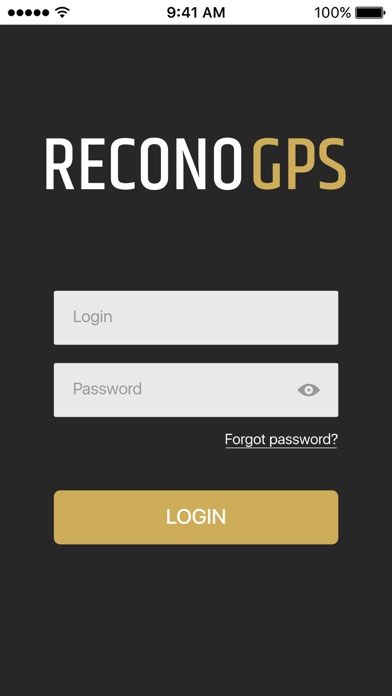 Recono GPS - Secure your fleet iPhone screenshot 1 - Navigation app