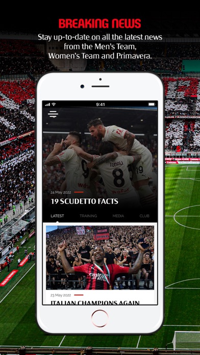 AC Milan Official App Screenshot