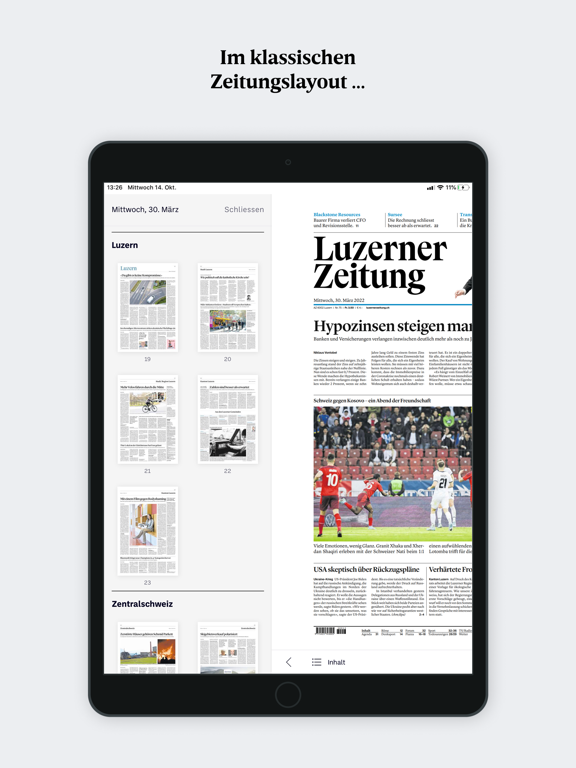 Screenshot #6 pour Luzerner Zeitung E-Paper