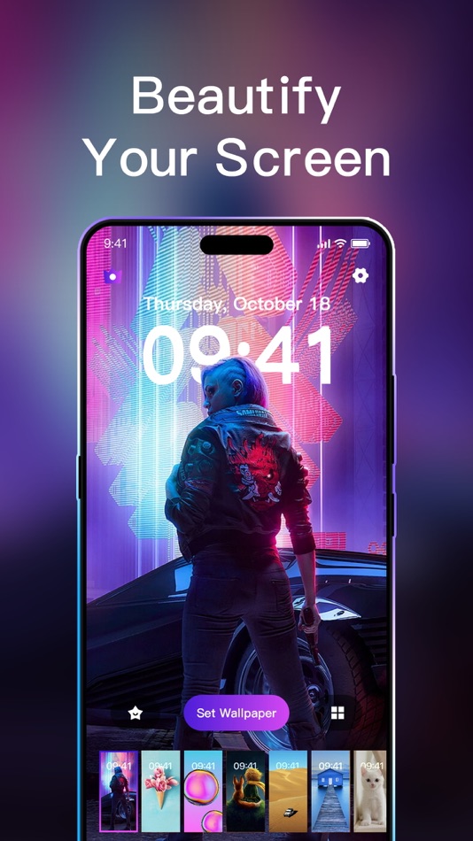 #4. Lock Screen Wallpaper:MyScreen (iOS) 由: 宇航 牛