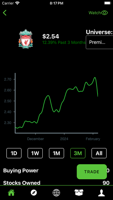 FanFolio Sports Market Screenshot