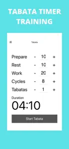 Tabata Timer Training App screenshot #2 for iPhone