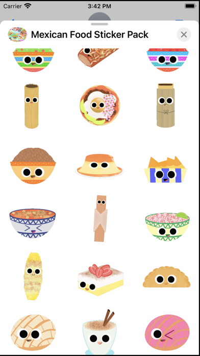 Mexican Food Sticker Pack Screenshot