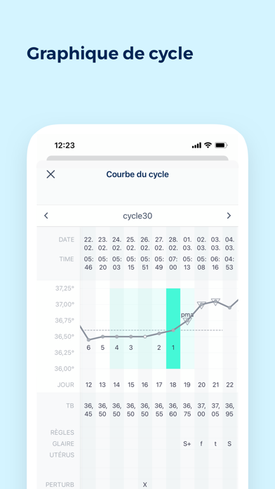 Screenshot #3 pour Calendrier d'fertilité Ovy