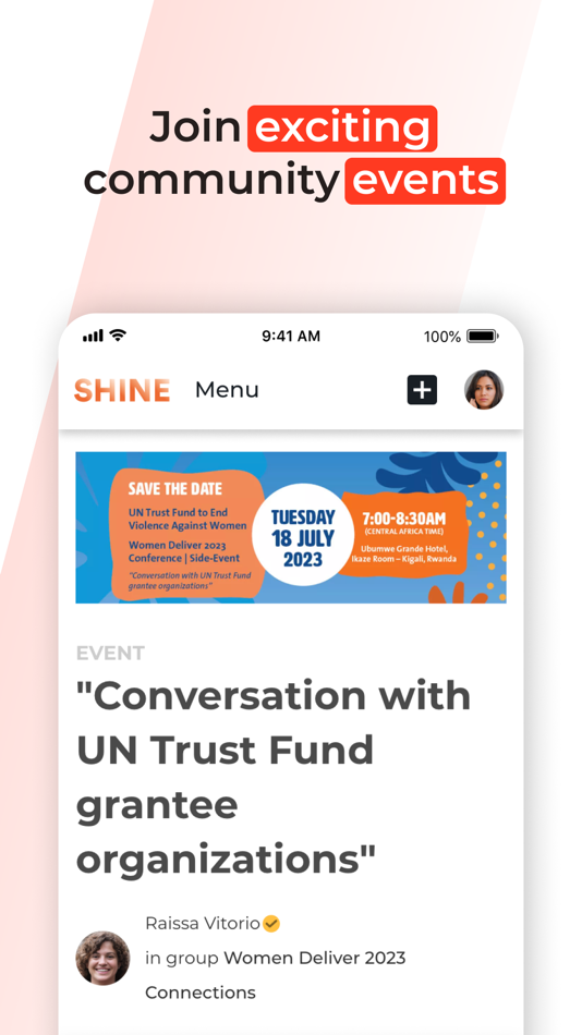 #4. SHINE hub (iOS) By: Open Social N.V.