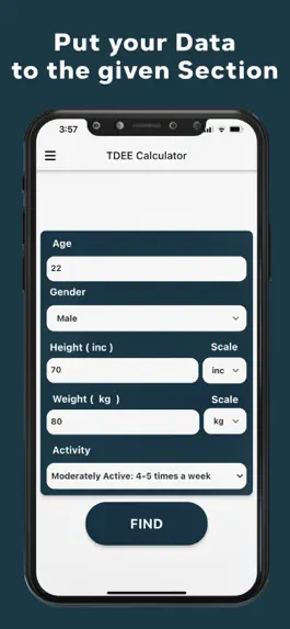 Game screenshot TDEE Calculator – BMI + BMR mod apk