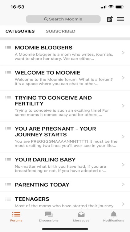 Parenting Forum Moomie
