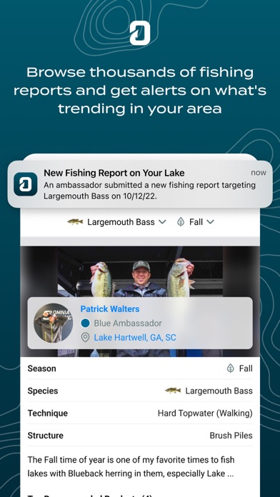 Omnia Fishing Lake Maps + Gear Screenshot